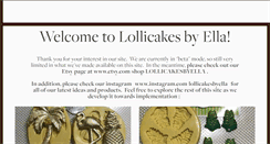Desktop Screenshot of lollicakesbyella.com